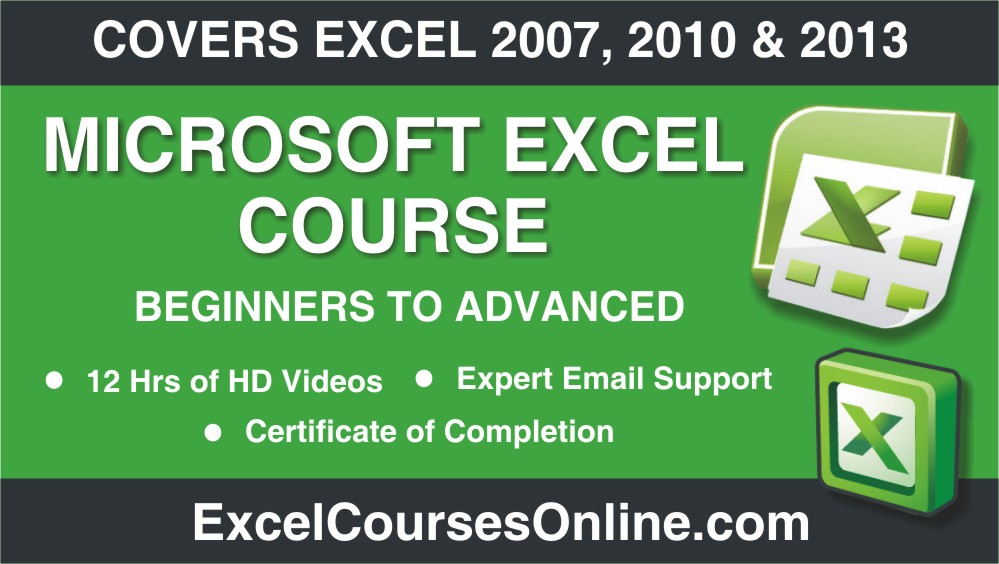 online excel course